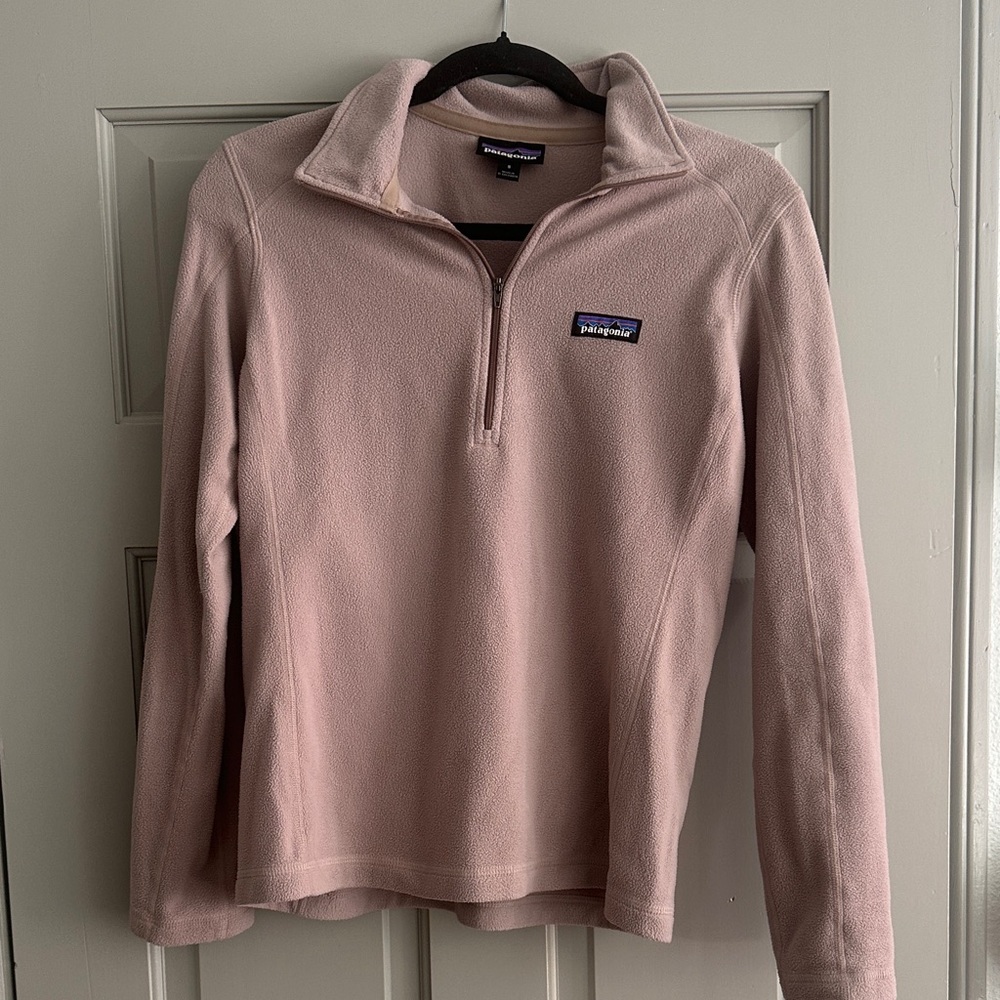 Patagonia Women's Light Purple Quarter-Zip Fleece
